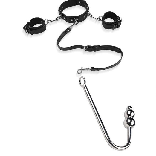 5334 Collar Beaded Anal Elegant Cuffs Hook and with 0924